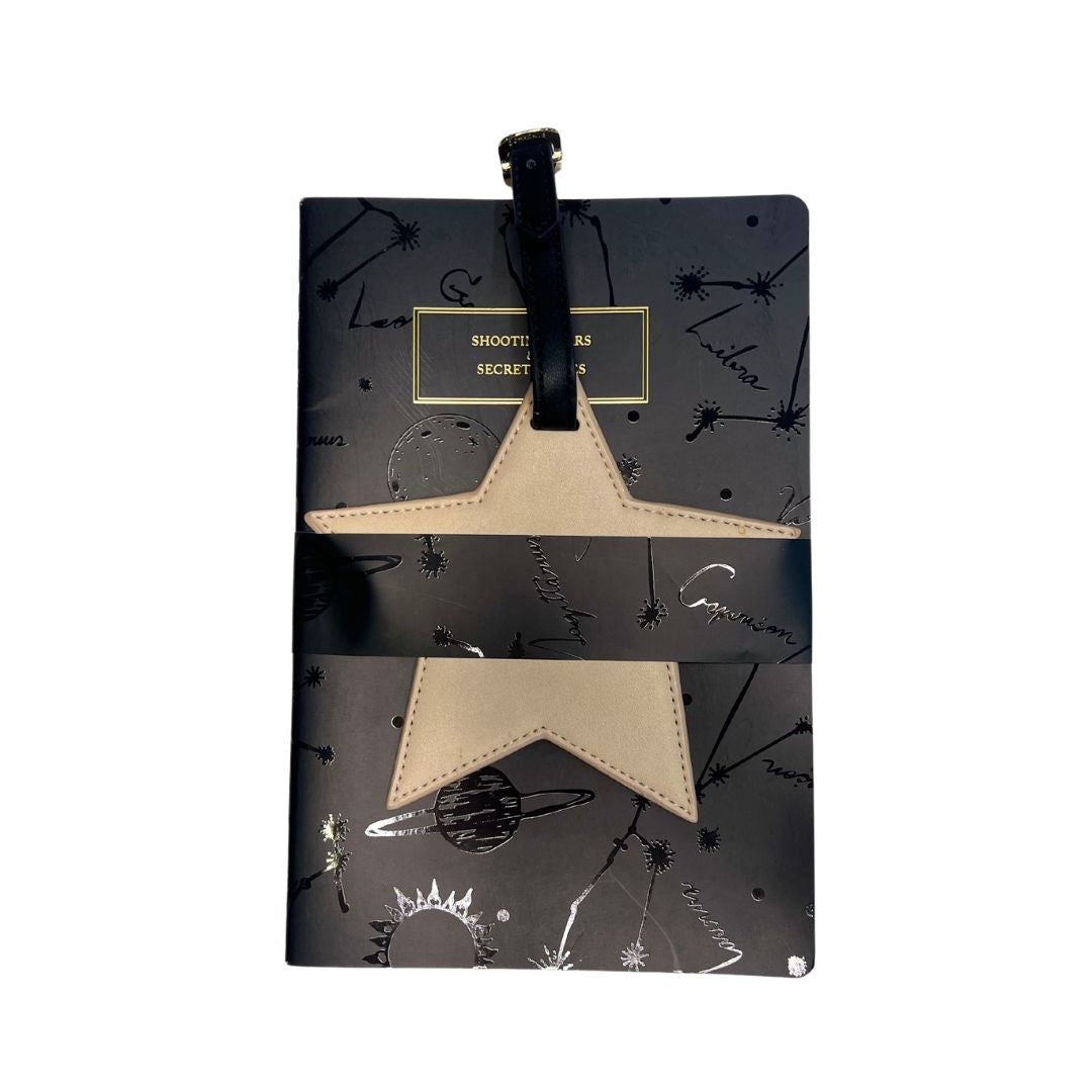 Celestial Travel Journal & Star Luggage Tag Set