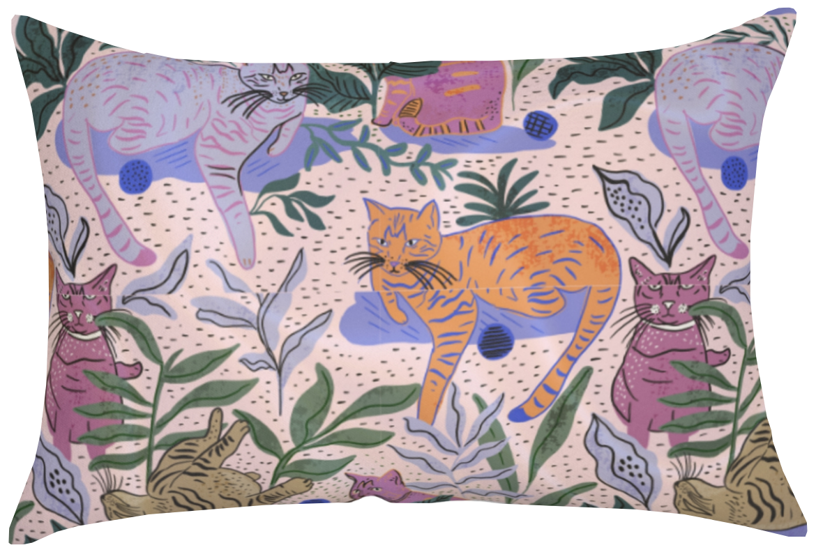 Cat Satin Pillowcase