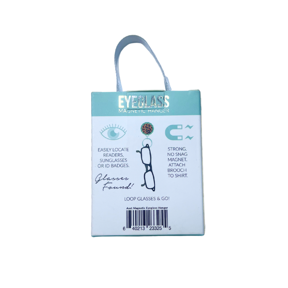 Eyeglass Hanger Semi-Precious Stone Purple Agate