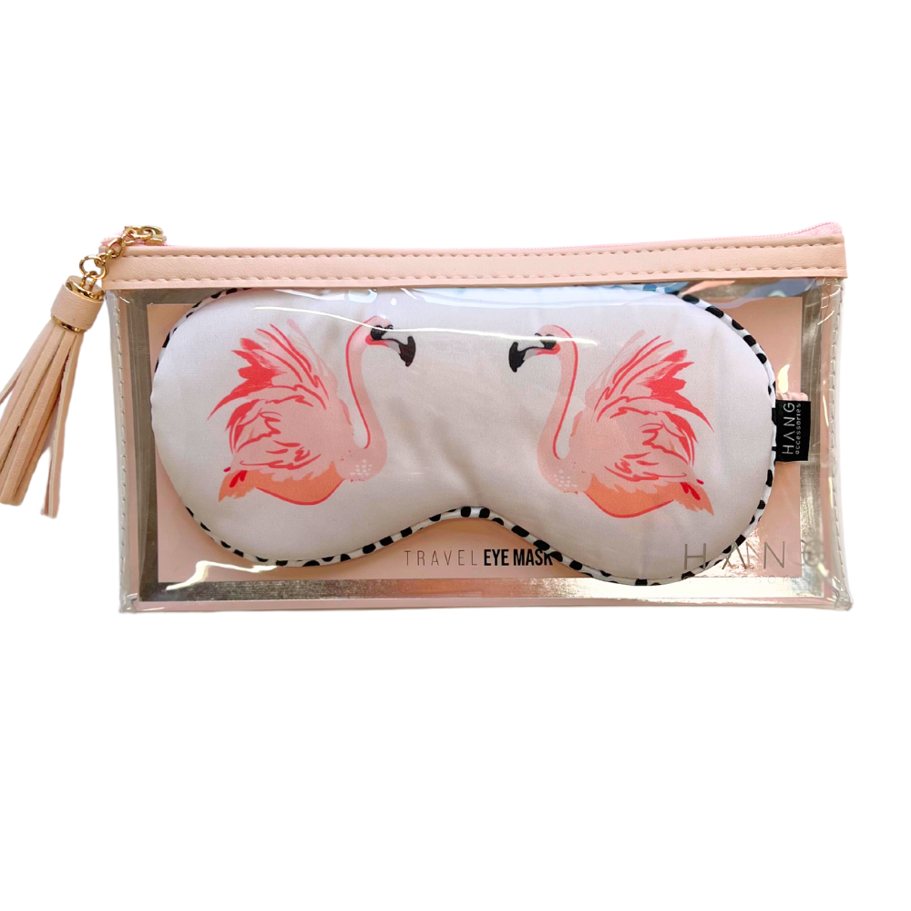 Satin Eye Mask Flamingo