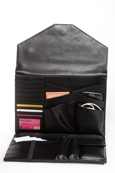 Croc Tablet Organizer Bag Pink