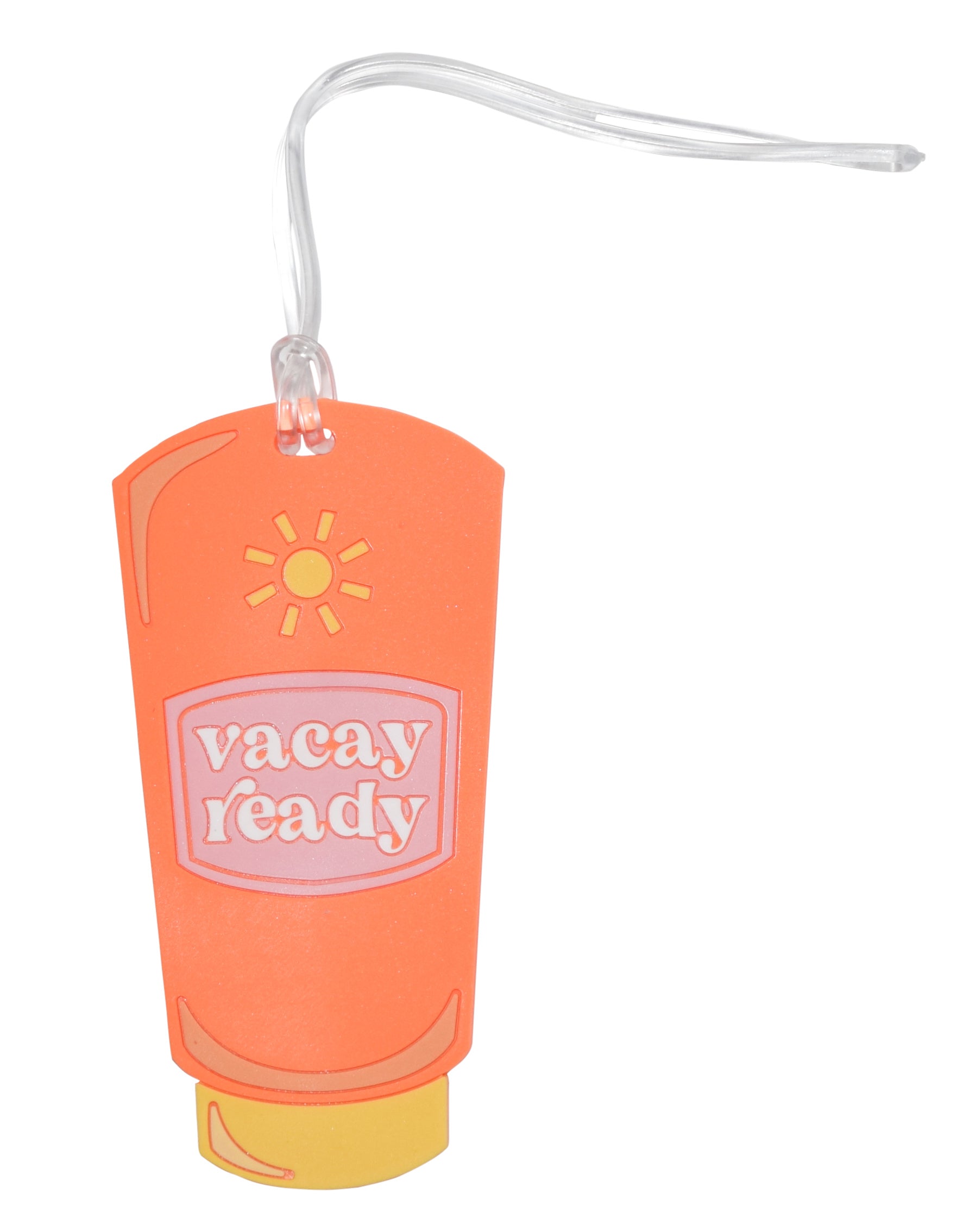 Travel Journal & Sun Tan Lotion Luggage Tag Set