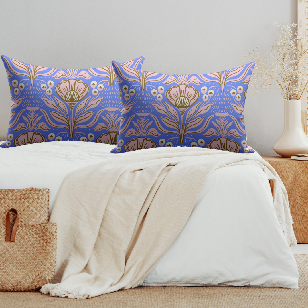 Art Deco Satin Pillowcase Set of 2