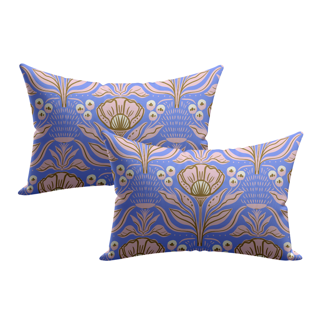 Art Deco Satin Pillowcase Set of 2