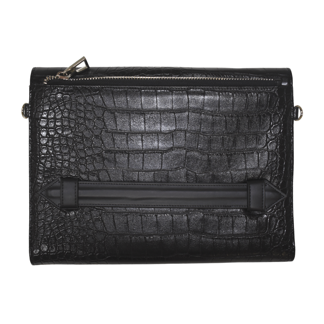 Croc Tablet Organizer Bag Black