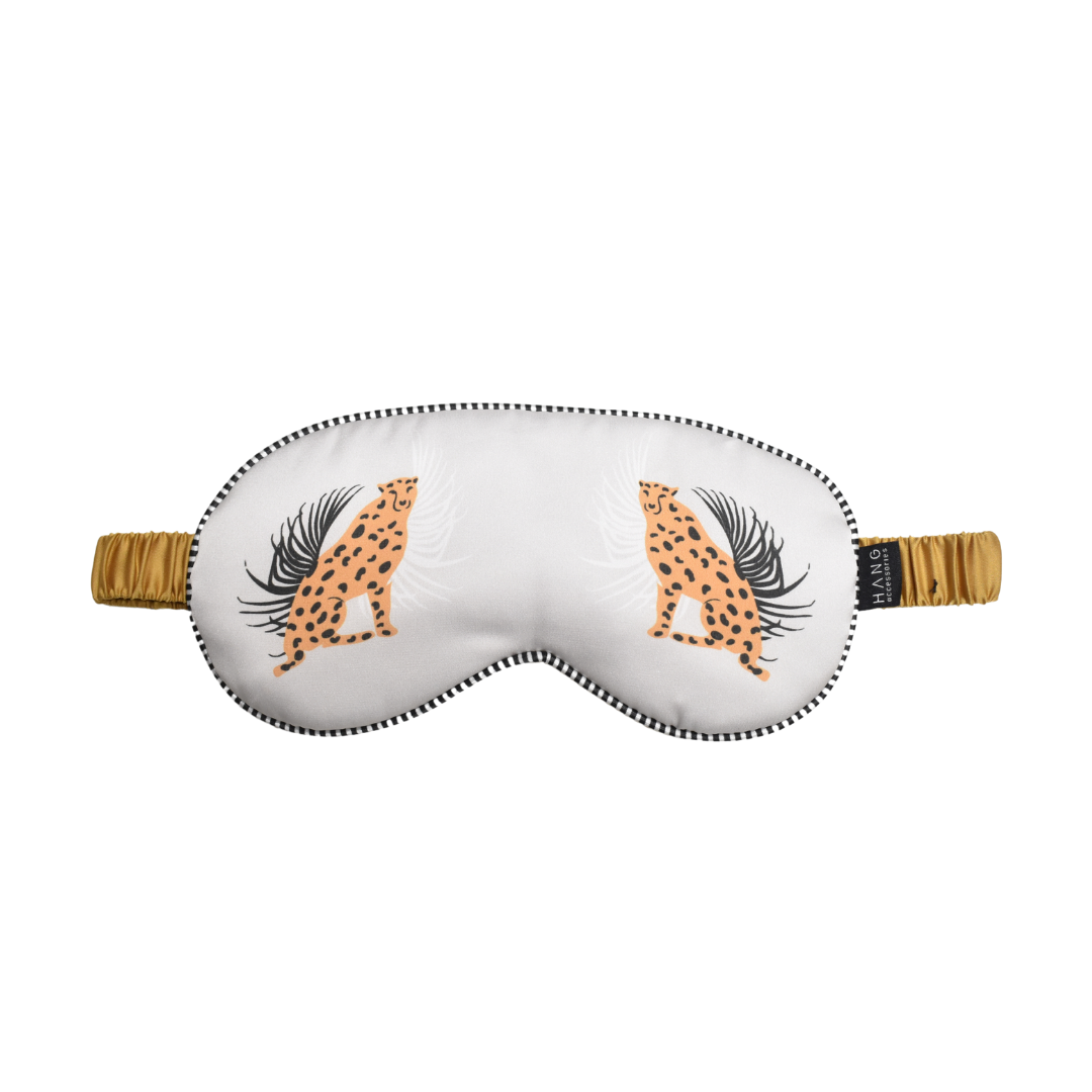 Satin Eye Mask Cheetah