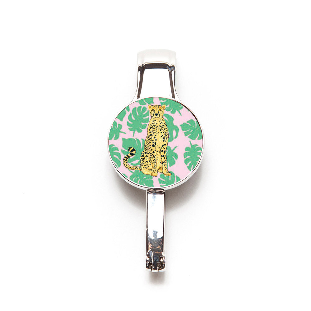 Purse/Key Hanger Combo Cheetah Palm