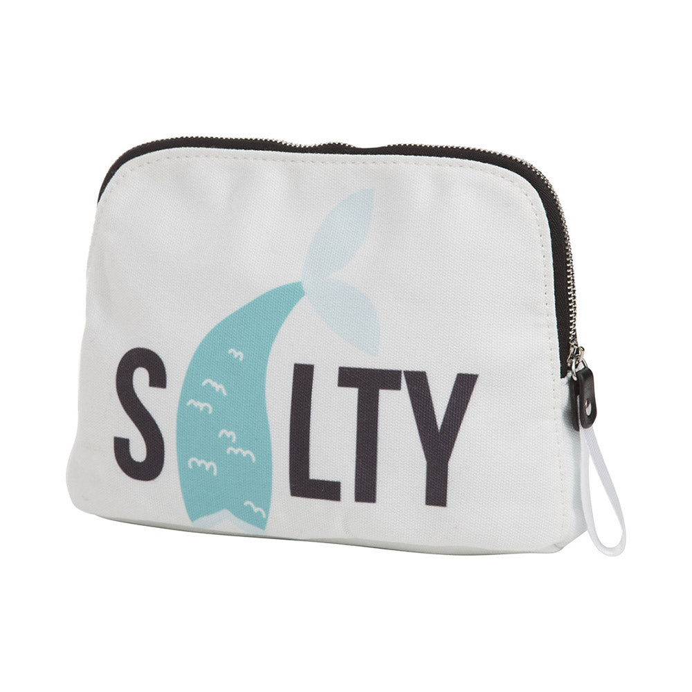 Canvas Zipper Pouch Salty