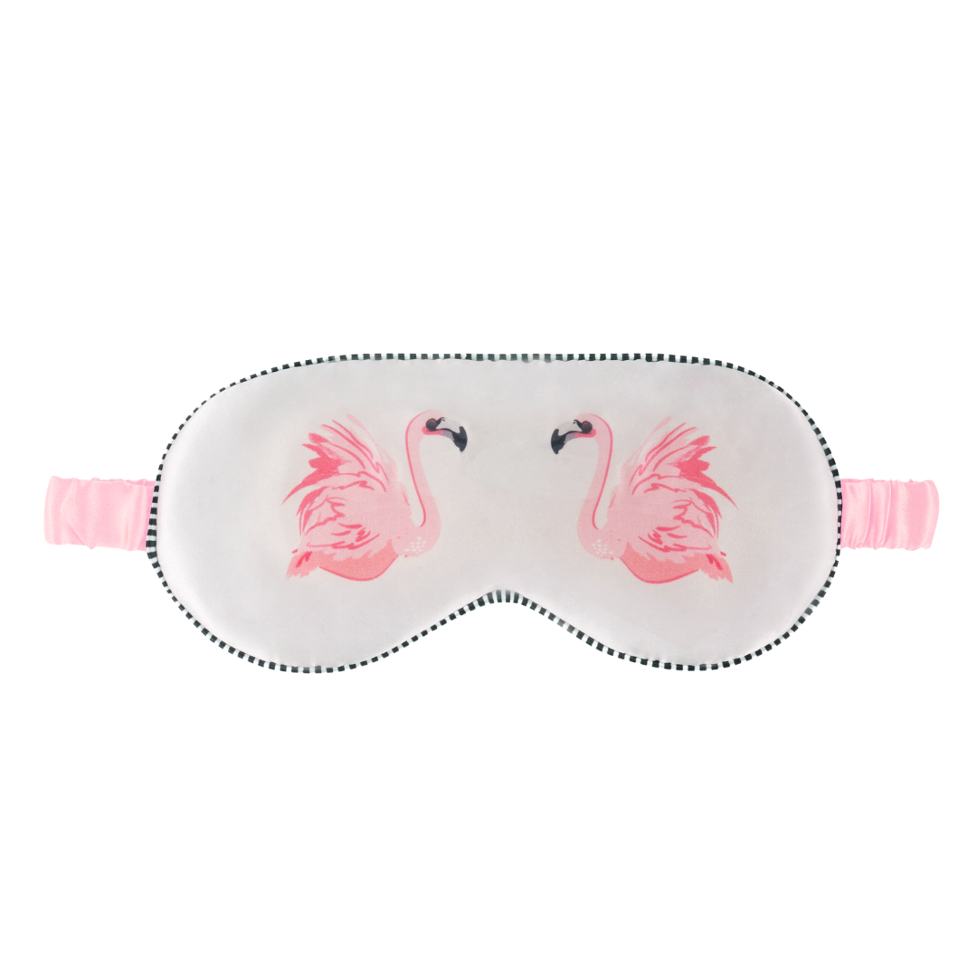 Satin Eye Mask Flamingo