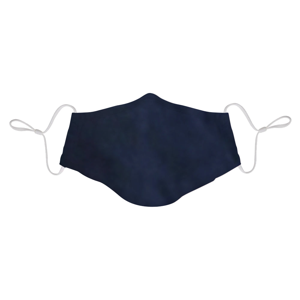 Face Mask Navy Blue Cotton