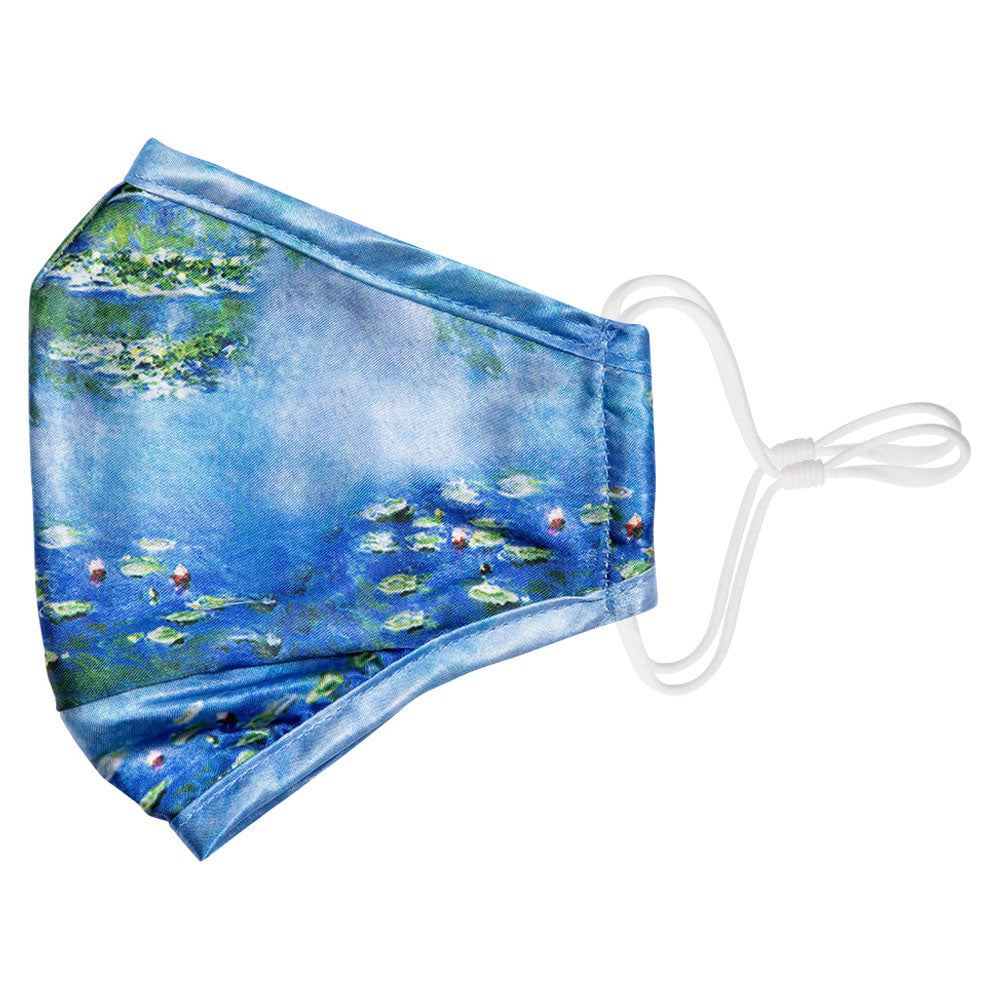 Face Mask Water Lilies Satin