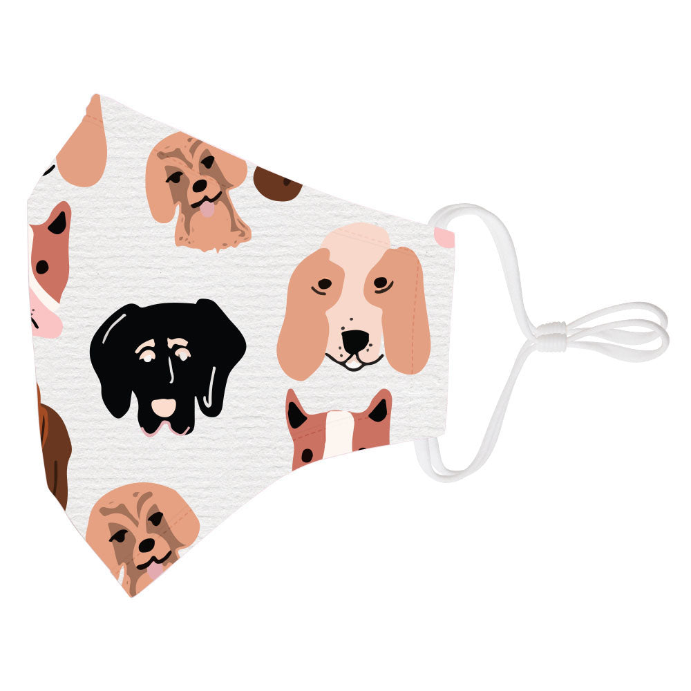 Kid Face Mask Dog Parade