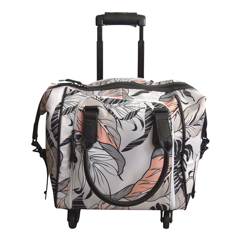 Catalina Leaf Nylon Rolling Carry-On and Tote Set