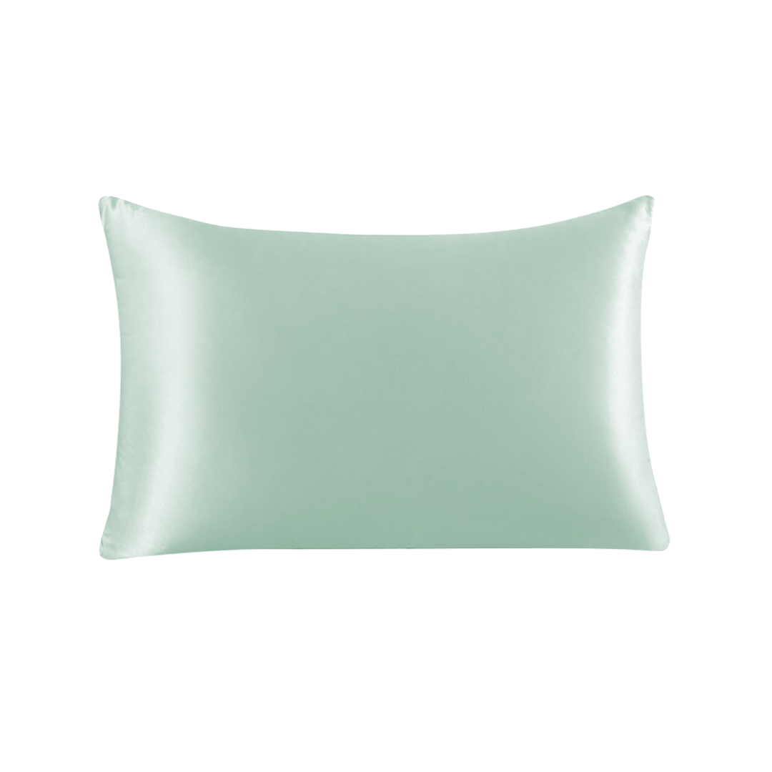 Seafoam Solid Satin Pillowcase