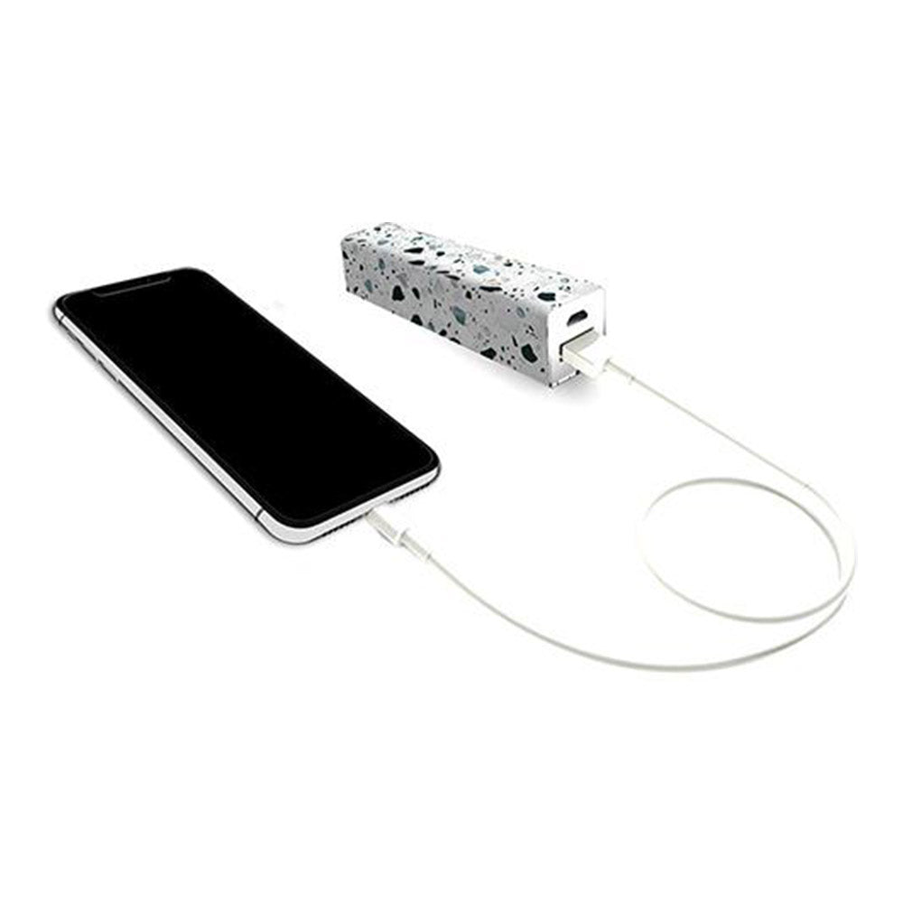 Portable Phone Charger Terrazzo