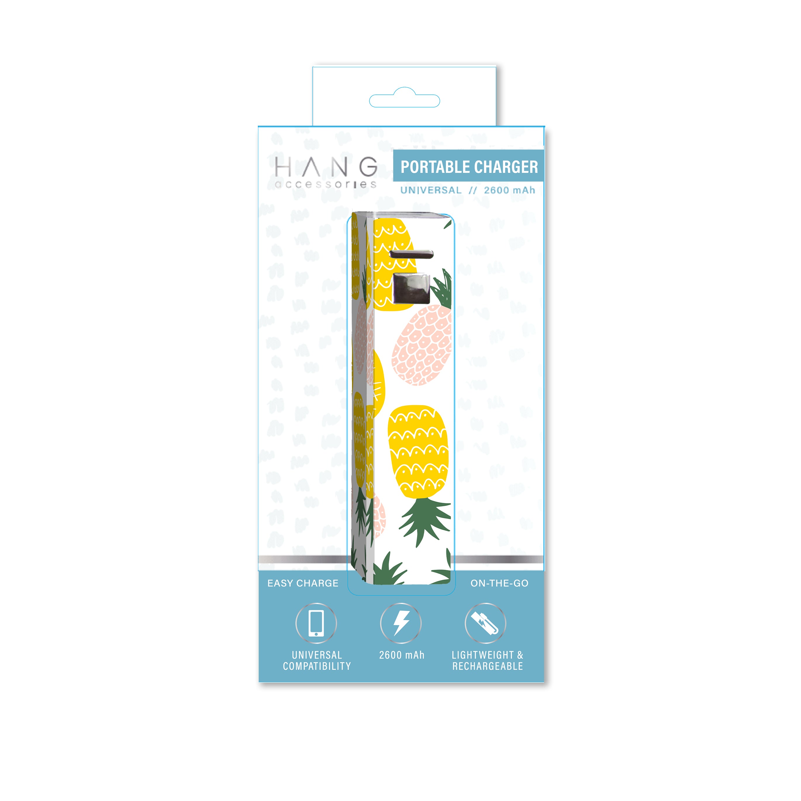 Portable Phone Charger Pineapple