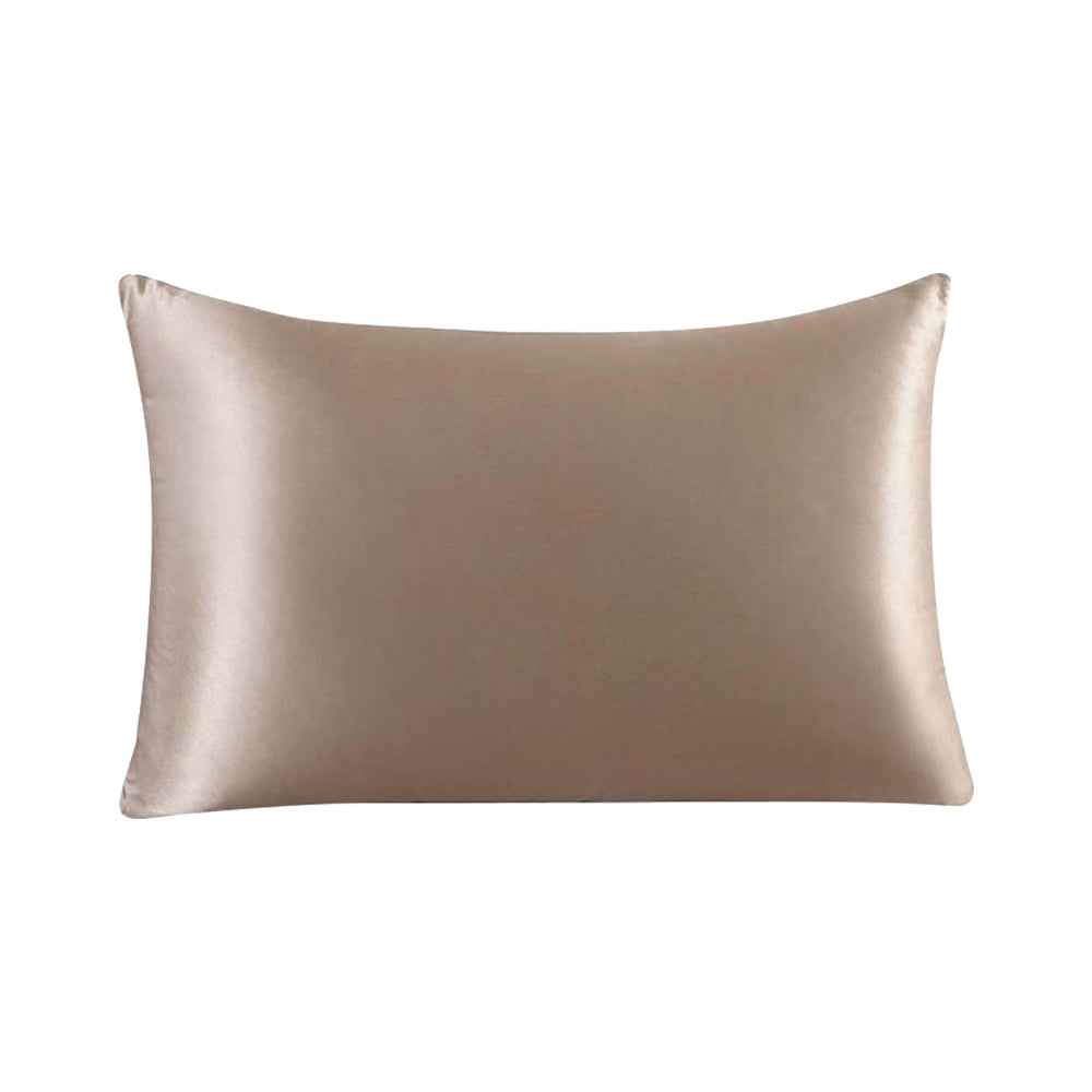 Taupe Satin Pillowcase