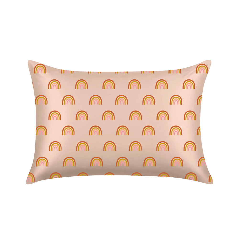 Rainbow Satin Pillowcase