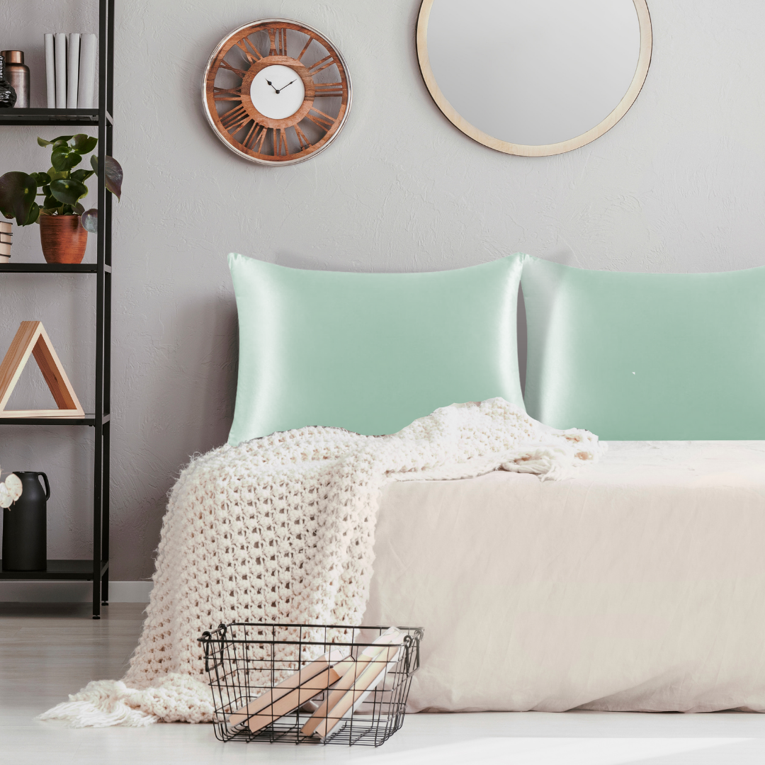 Seafoam Solid Pillowcase Set of 2