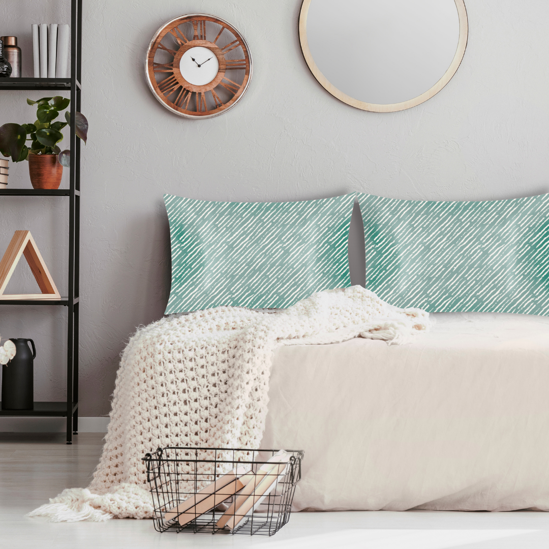 Seafoam Stripe Pillowcase Set of 2