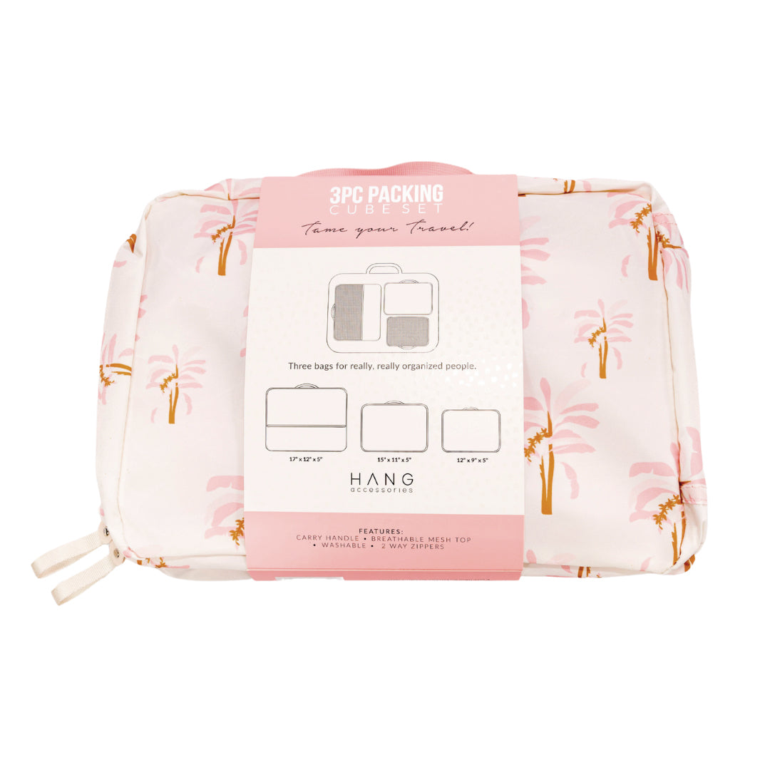 3 Piece Packing Cube Set Palm