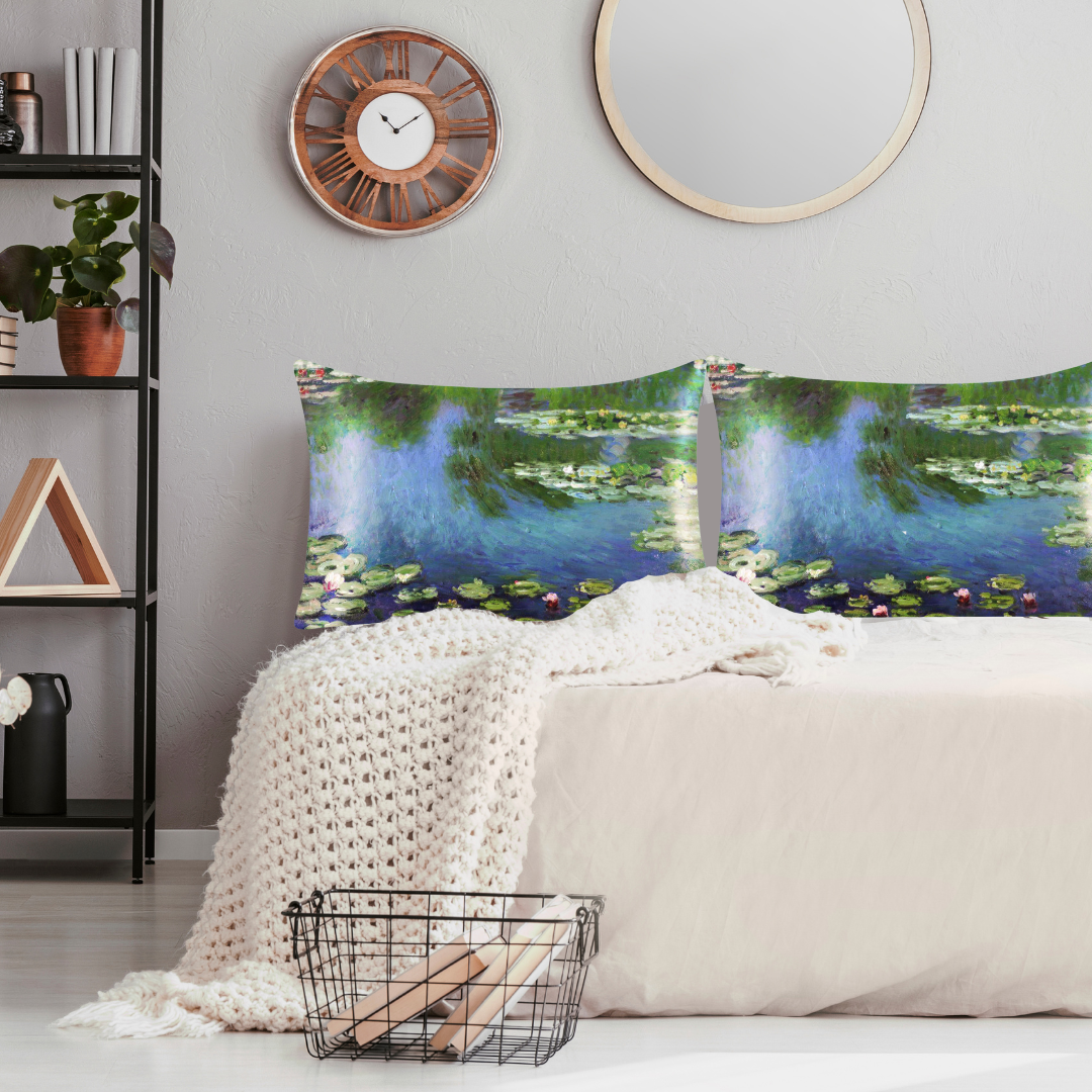 Water Lilies Pillowcase Set of 2