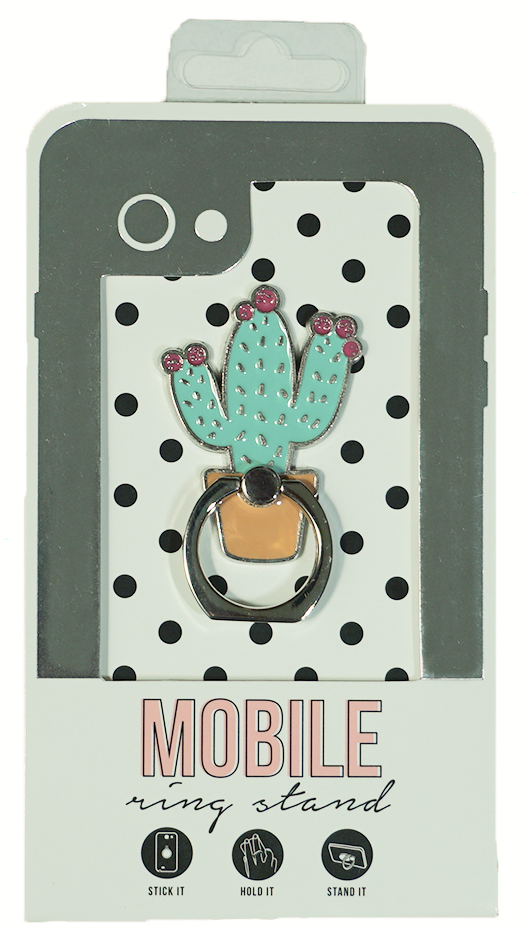 Mobile Phone Ring Cactus