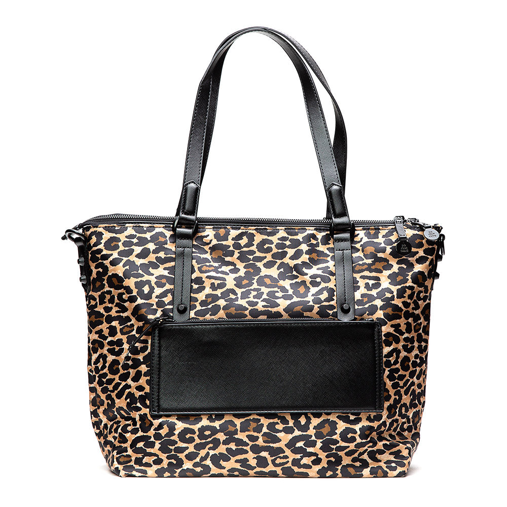 Catalina Laptop Tote Leopard Nylon