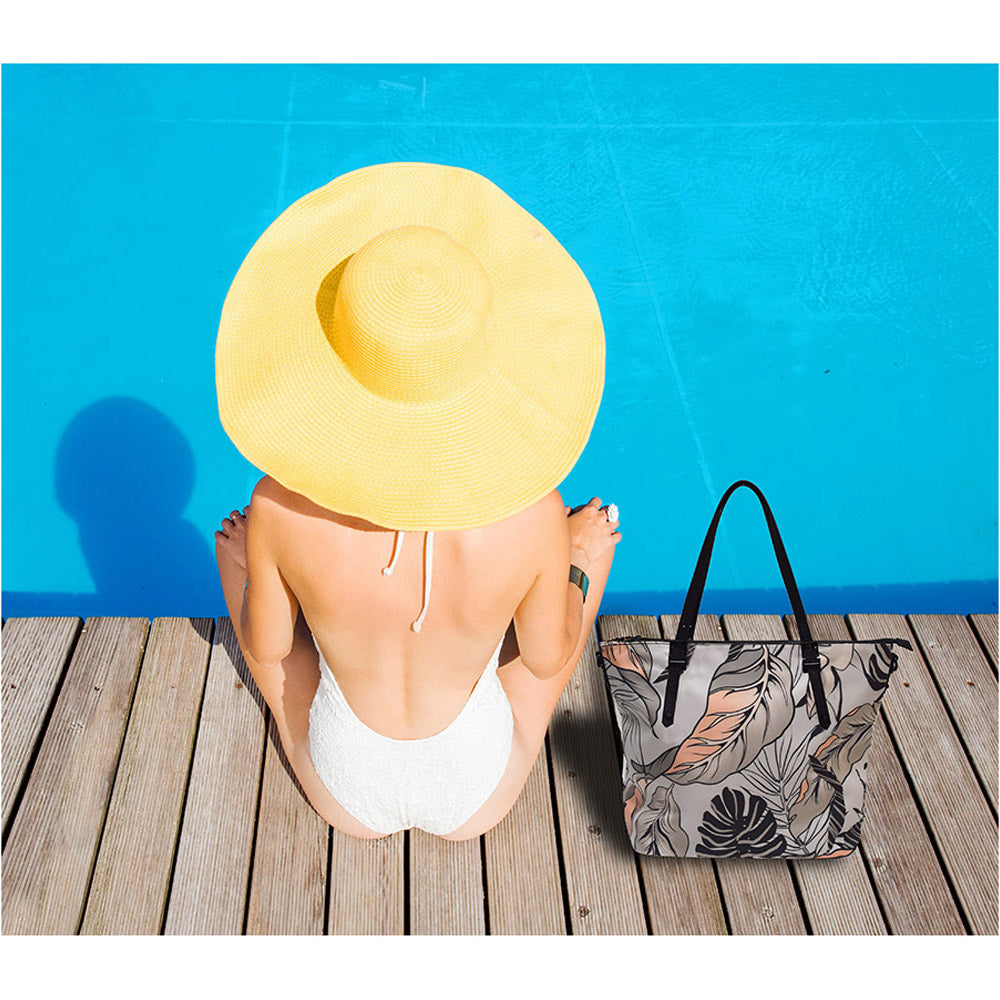 Catalina Laptop Tote Leaf Nylon