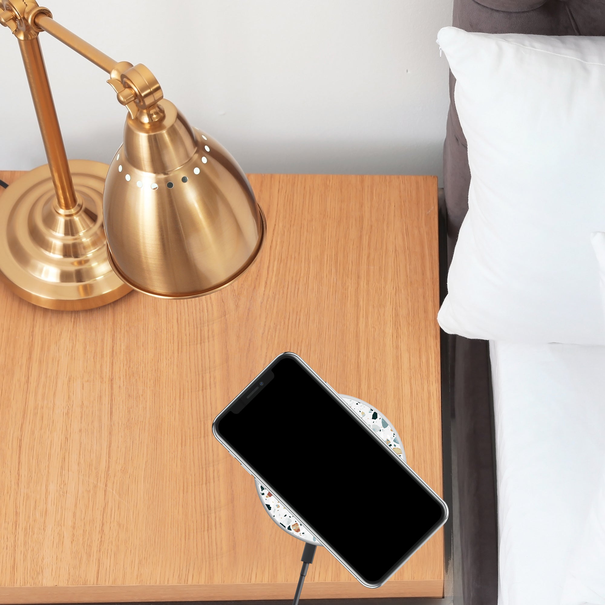 Pink Tie Dye Wireless Charging Pad