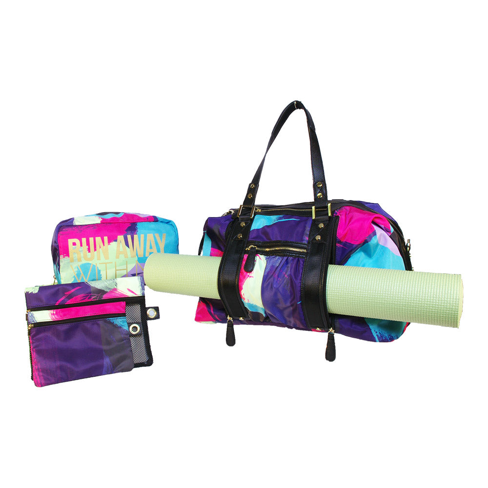 Athleisure Yoga Tote Paint Print