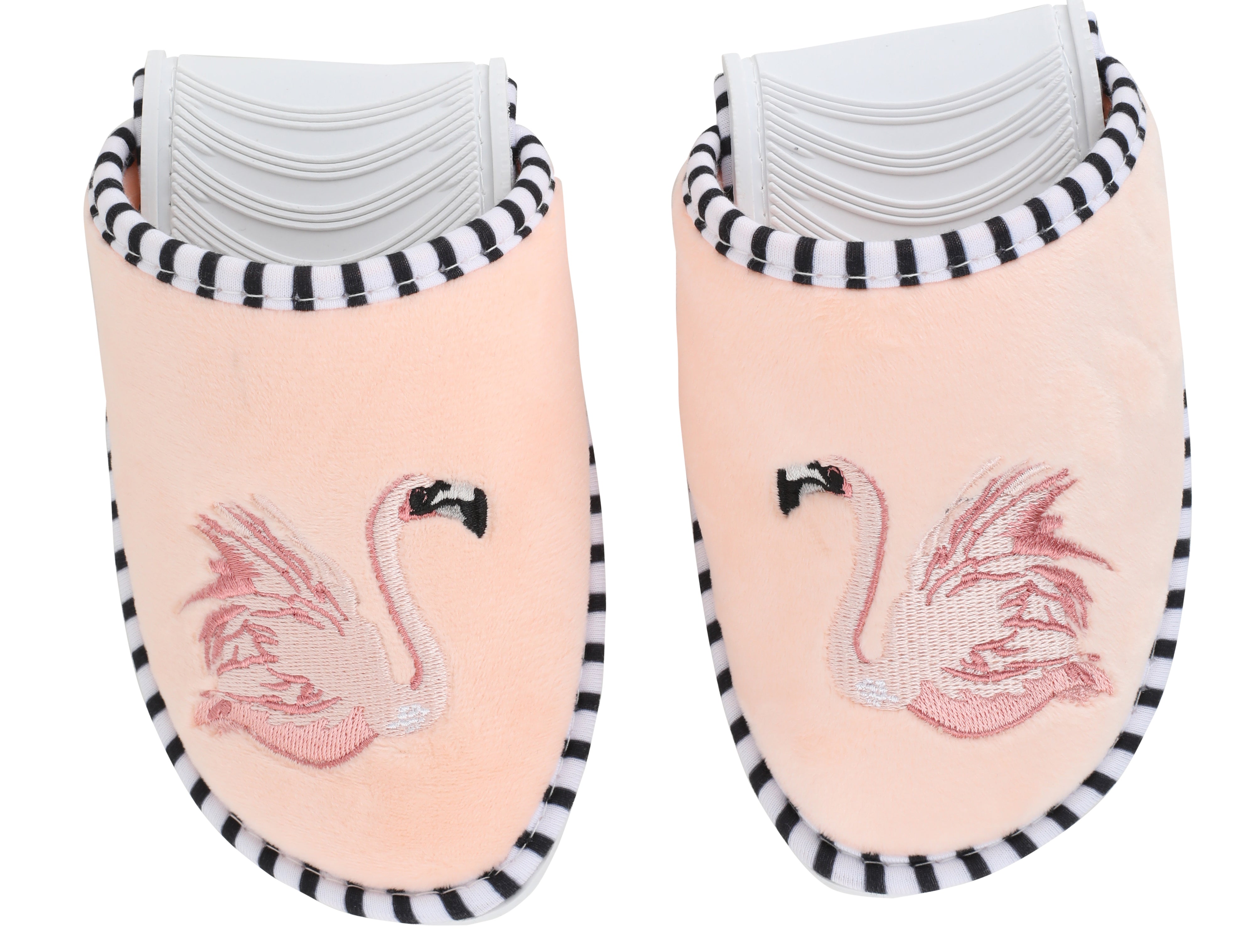 Foldable Travel Slippers Flamingo