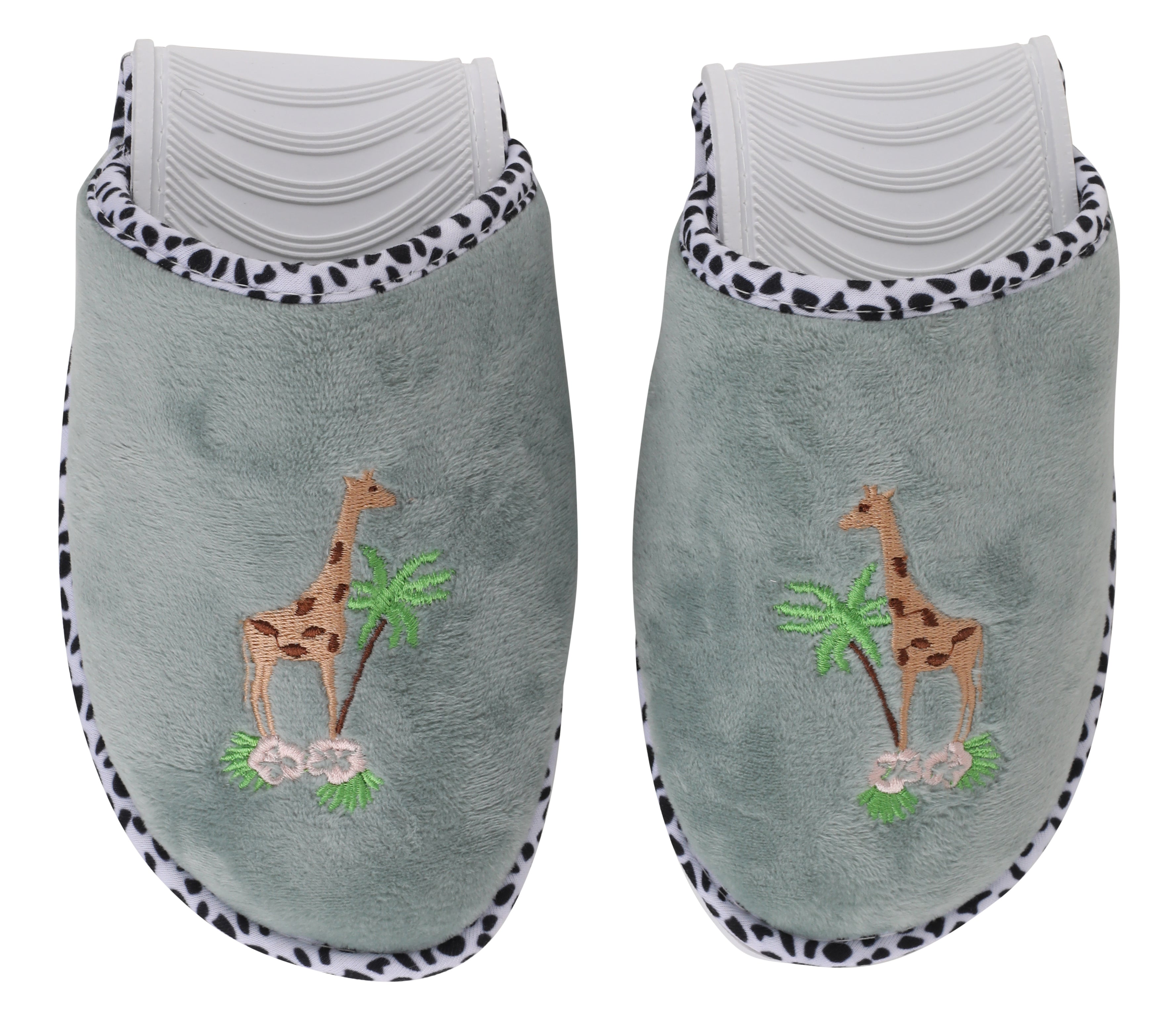 Foldable Travel Slippers Giraffe