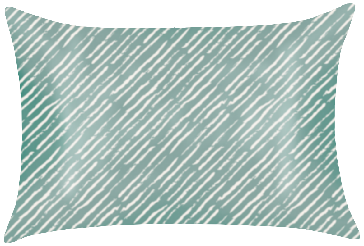 Seafoam Stripe Satin Pillowcase