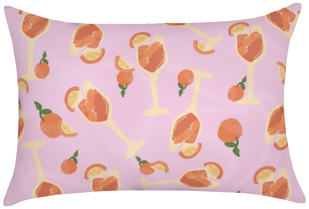 Aperol Spritz Satin Pillowcase