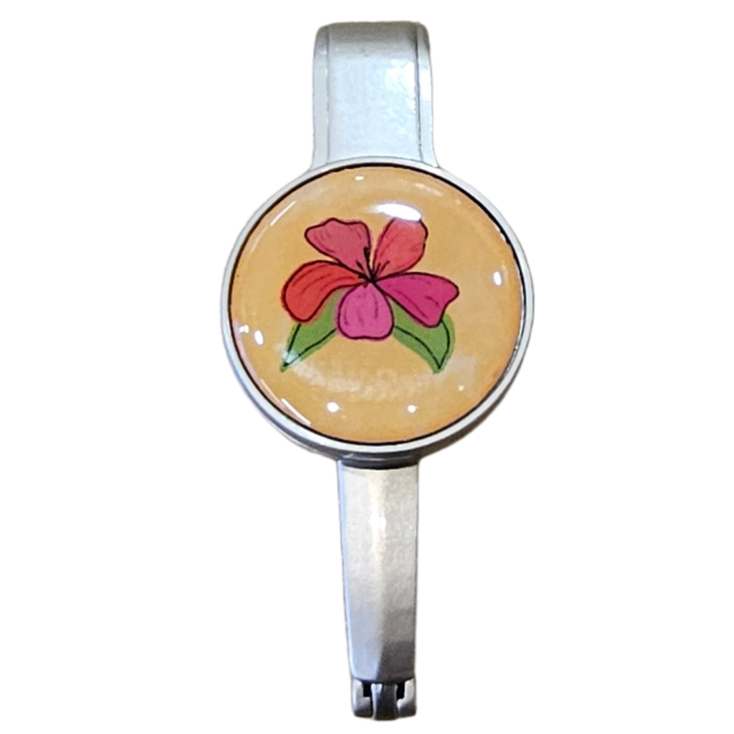 Red Hibiscus Purse/Key Hanger
