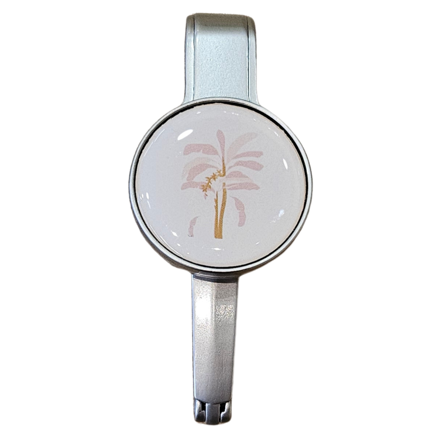 Pink Palm Purse/Key Hanger