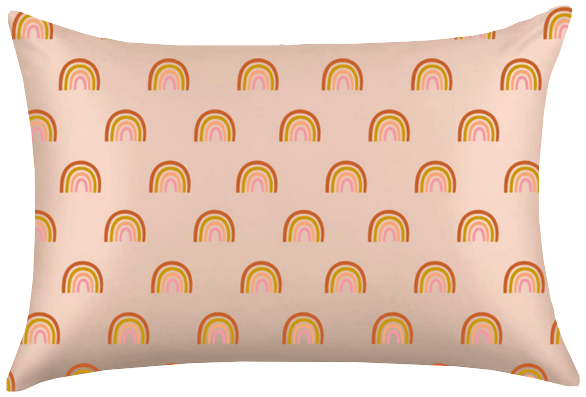 Rainbow Satin Pillowcase