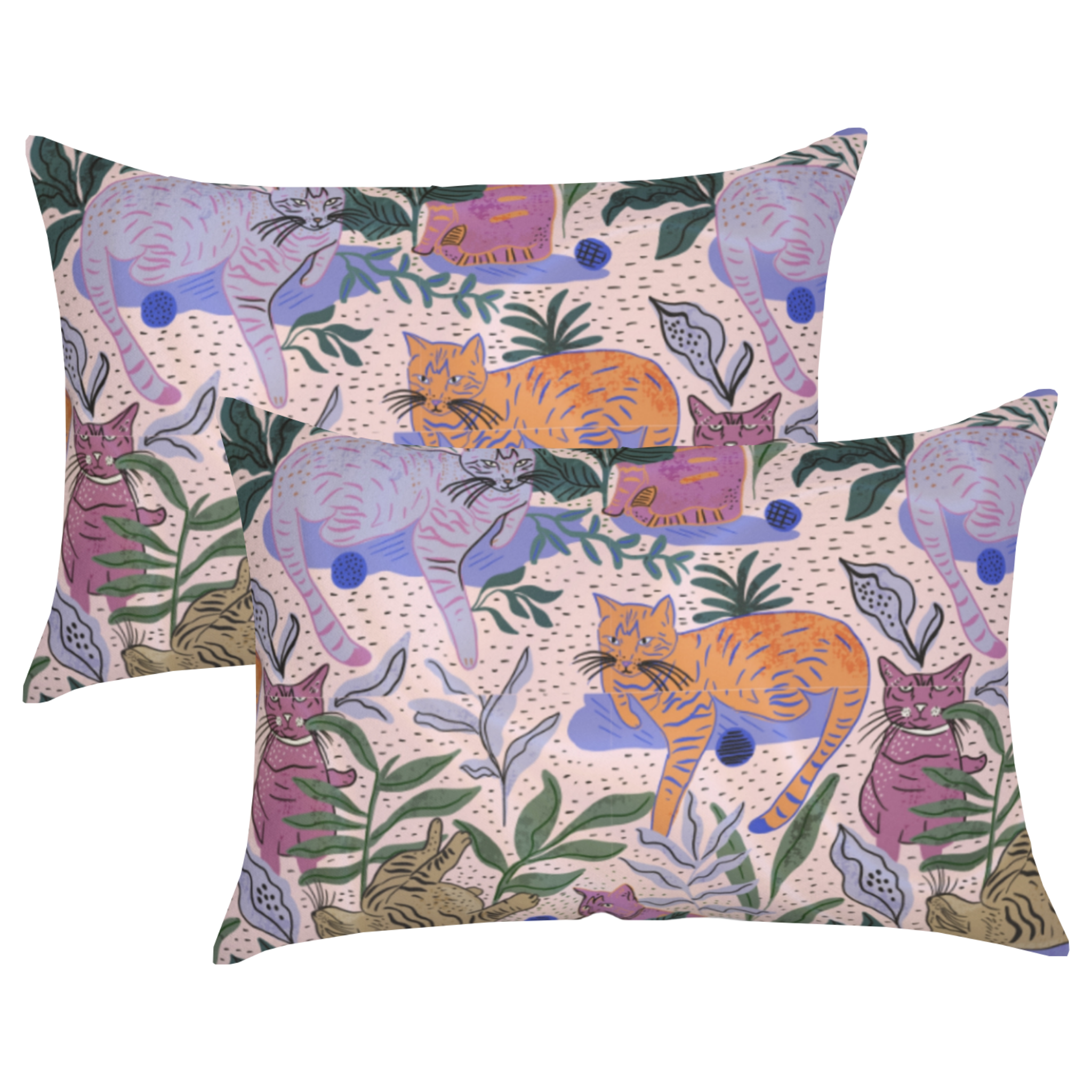 Cat Satin Pillowcase