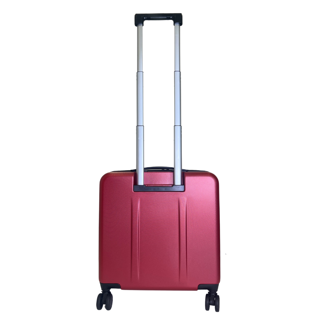 Berry Red Hard Case Rolling Carry-On Bag