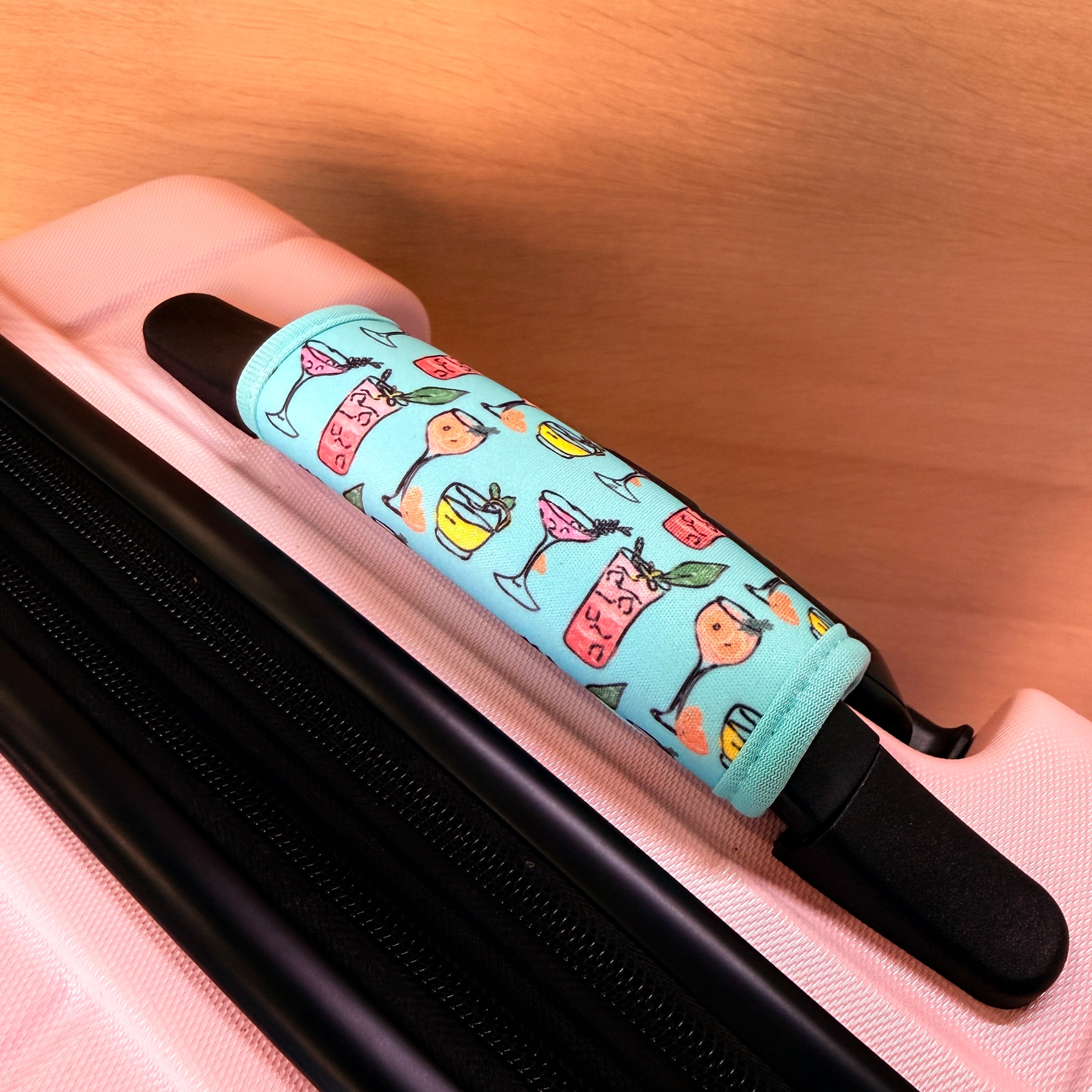 Tropical Cocktail Luggage Handle Wrap