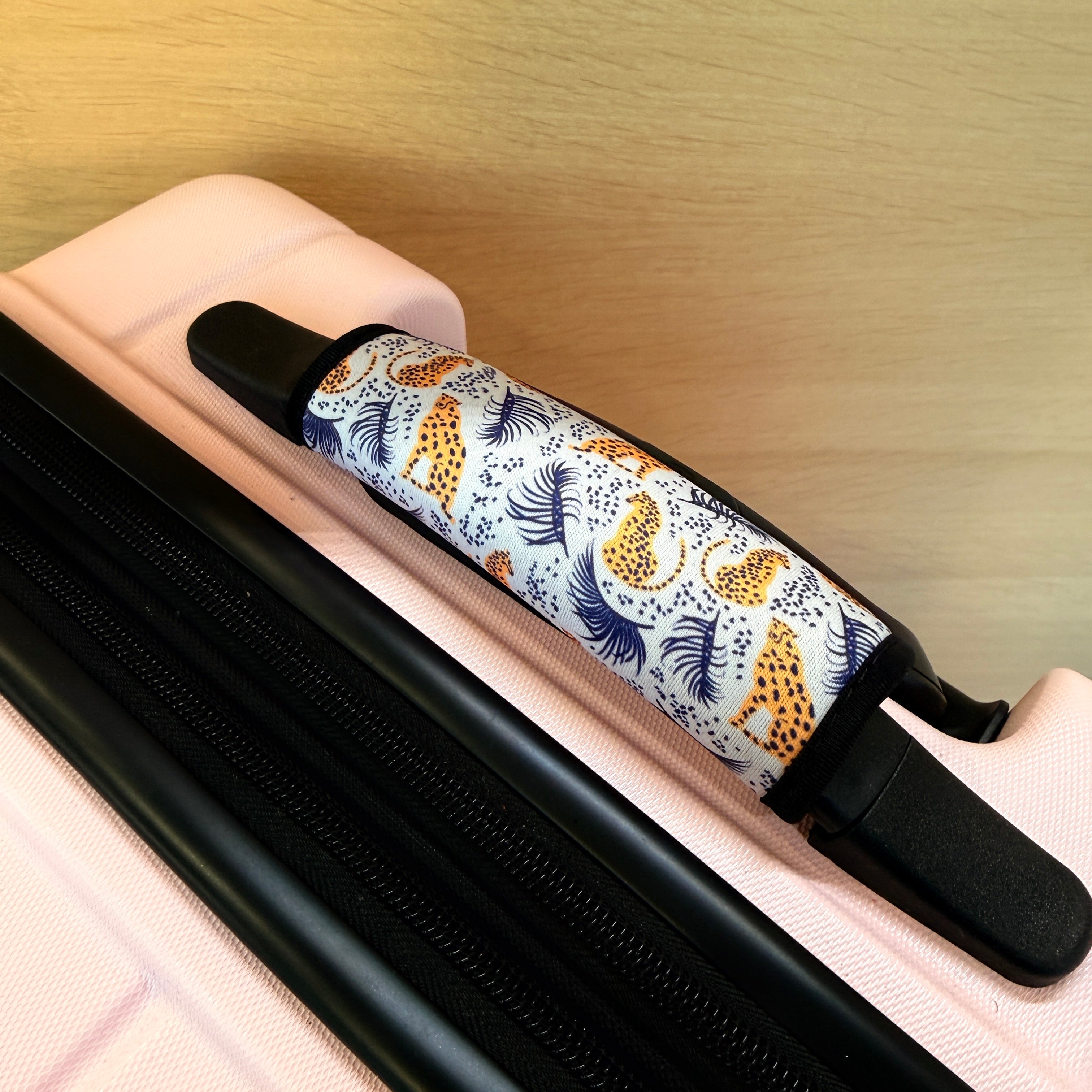 Cheetah Lash Luggage Handle Wrap