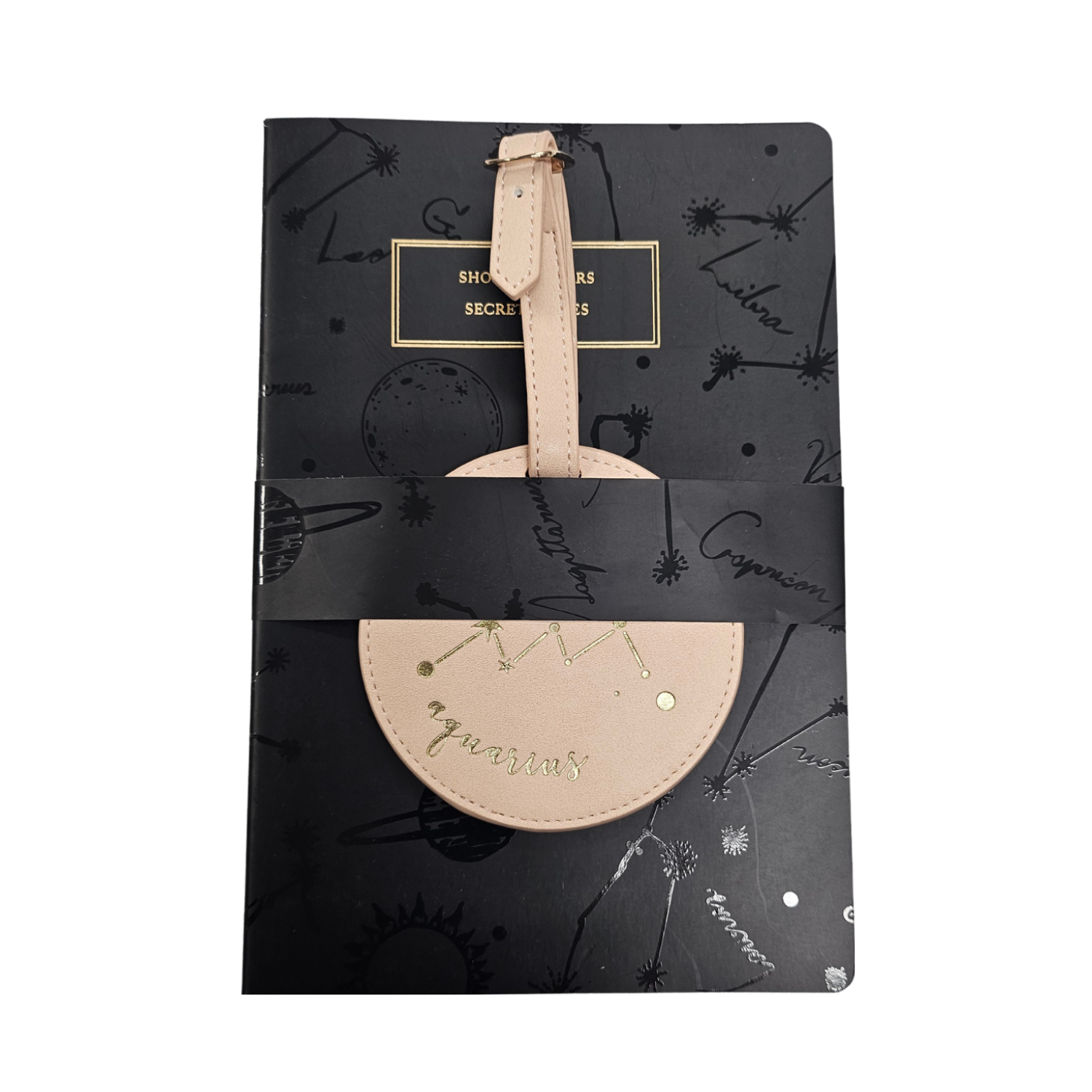 Celestial Zodiac Travel Journal & Luggage Tag Set