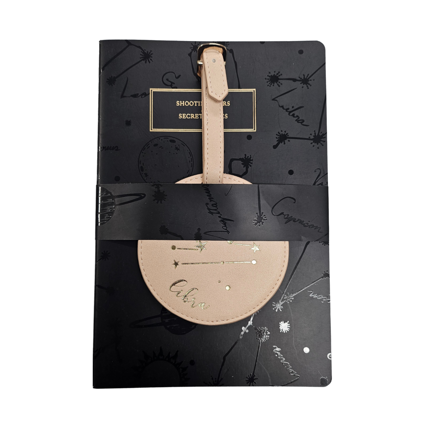 Celestial Zodiac Travel Journal & Luggage Tag Set