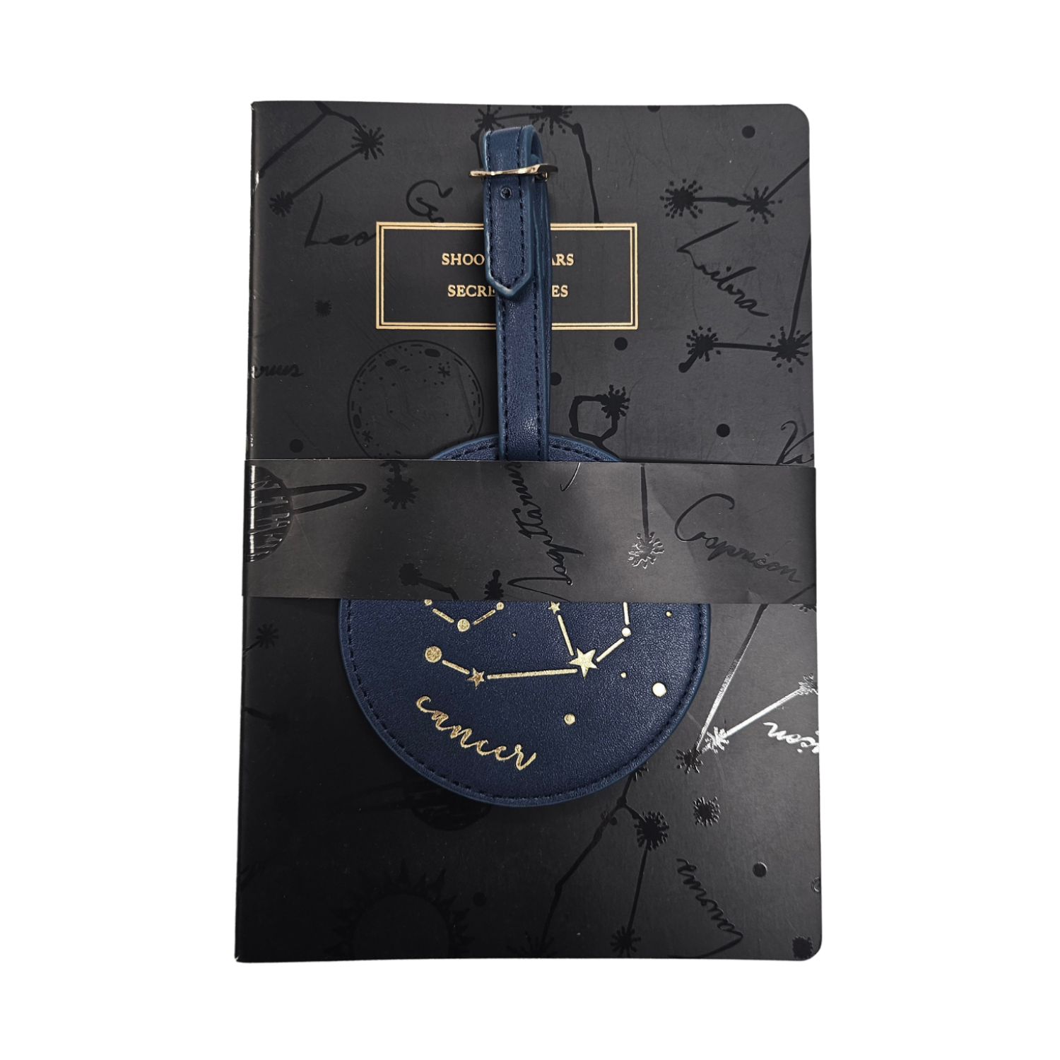 Celestial Zodiac Travel Journal & Luggage Tag Set