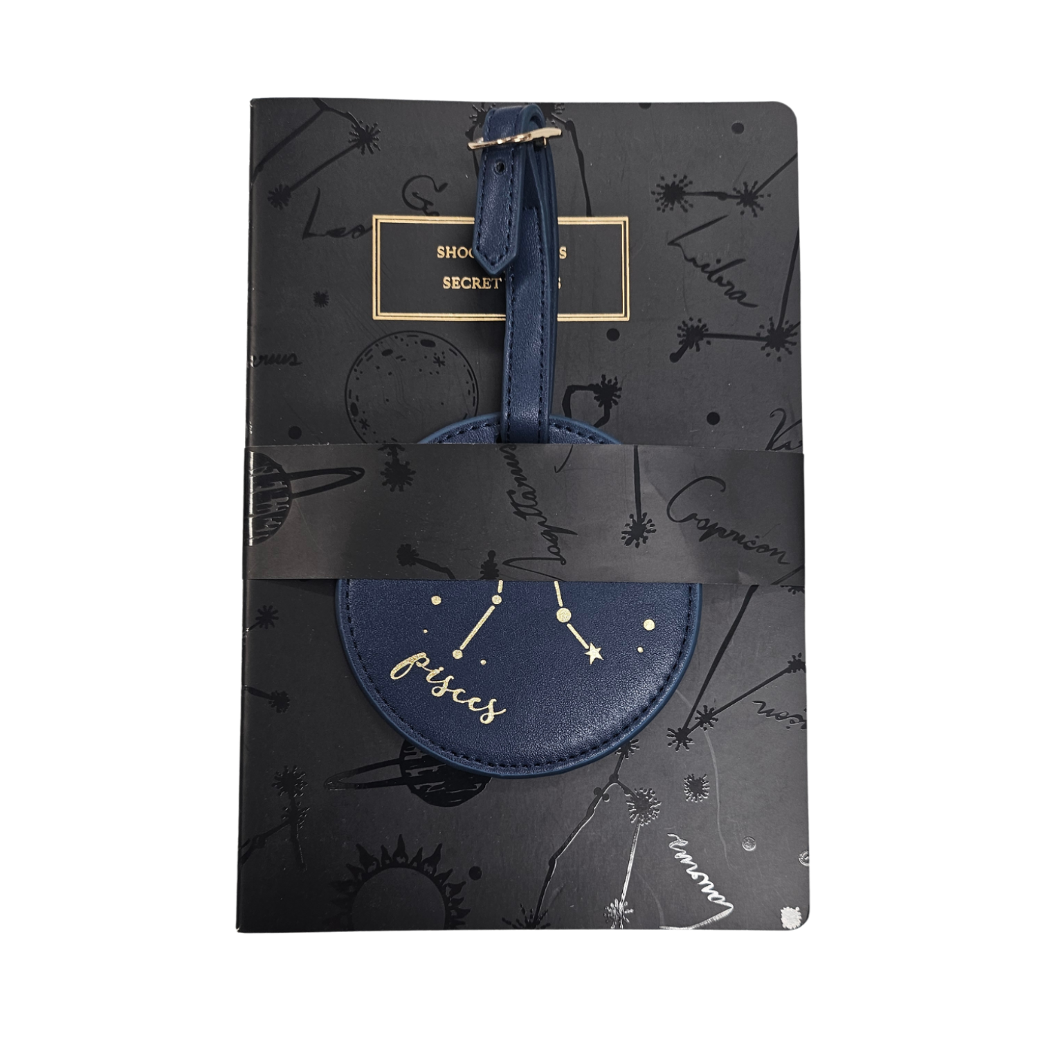 Celestial Zodiac Travel Journal & Luggage Tag Set