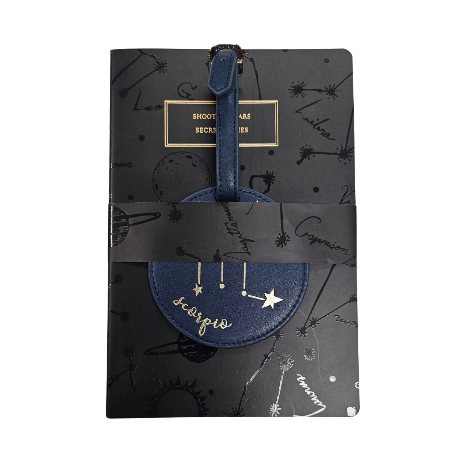 Celestial Zodiac Travel Journal & Luggage Tag Set