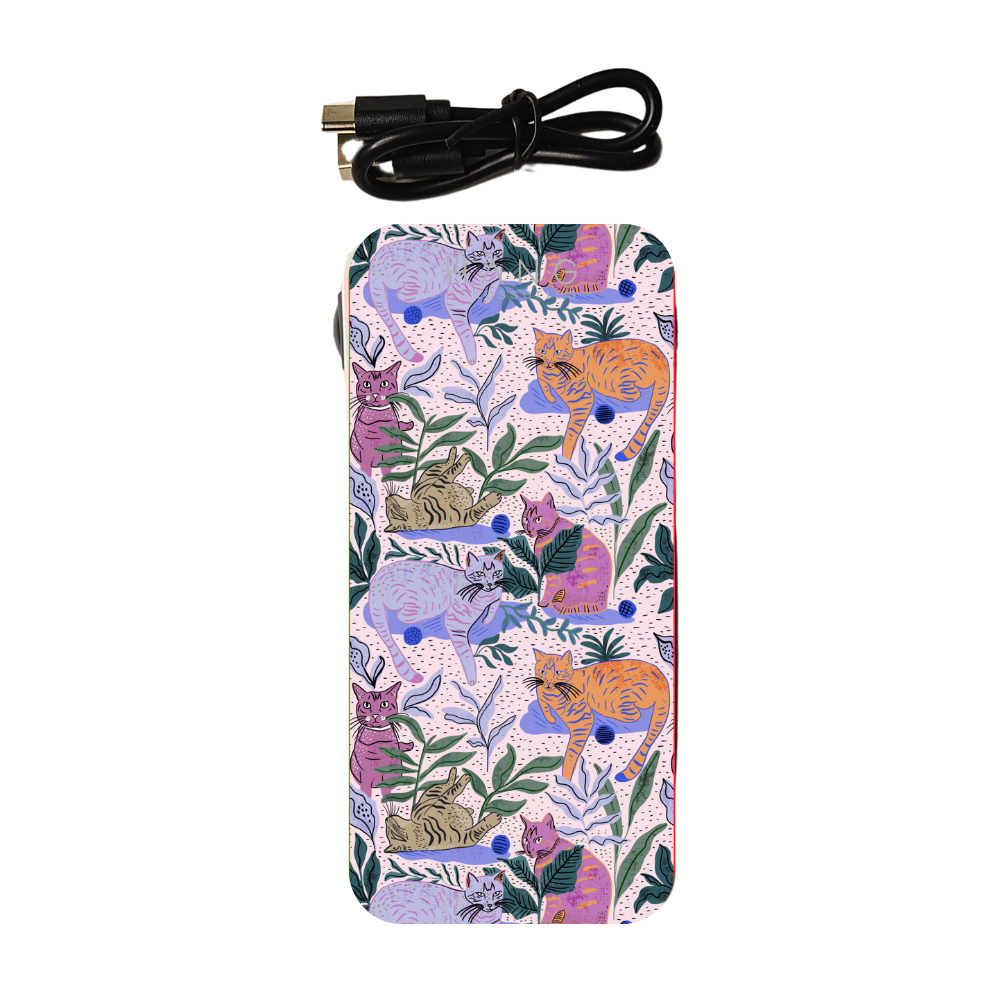 Cats Portable Phone Charging Bank