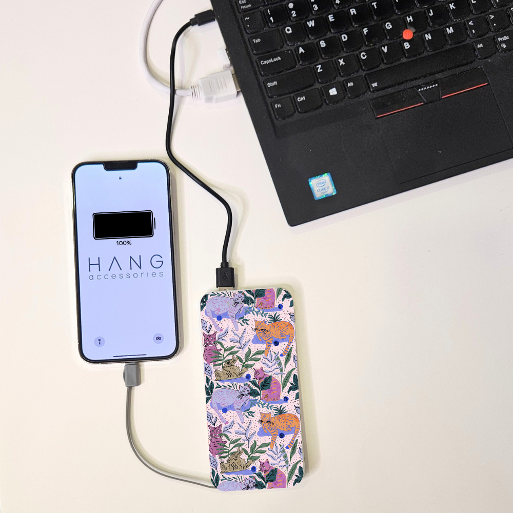 Cats Portable Phone Charging Bank