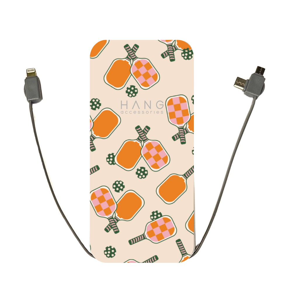 Pickleball Portable Phone Charging Bank